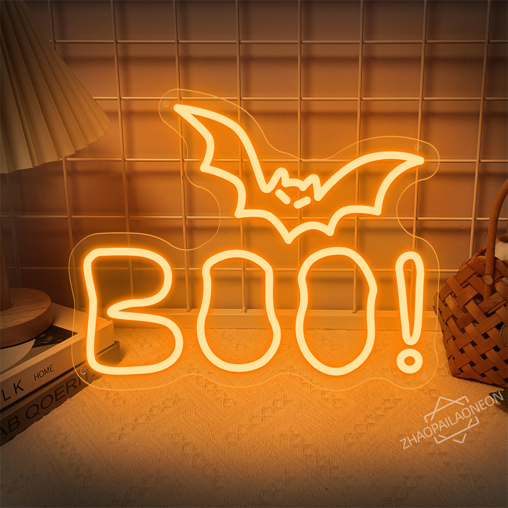 BOO LED Neon Sign Halloween Li - đánh giá và giá Home Decor Lighting Tricks