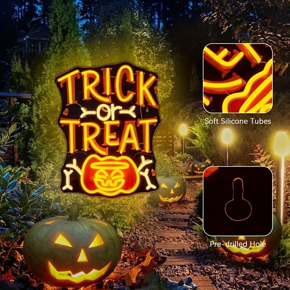 Trick or Treat Halloween Neon  - đánh giá và giá Home Decor Lighting Tricks